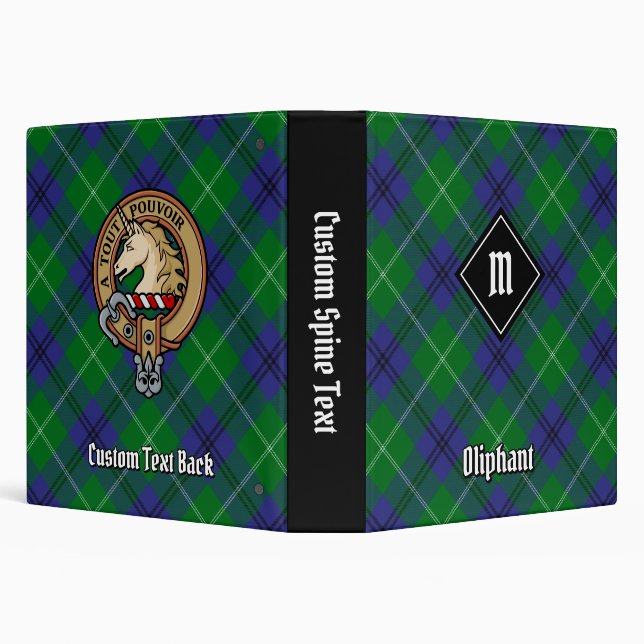 Clan Oliphant Tartan Binder (Background)