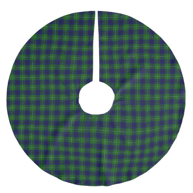Clan Oliphant Tartan Brushed Polyester Tree Skirt (Front)