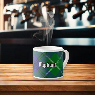 Clan Oliphant Tartan Espresso Cup