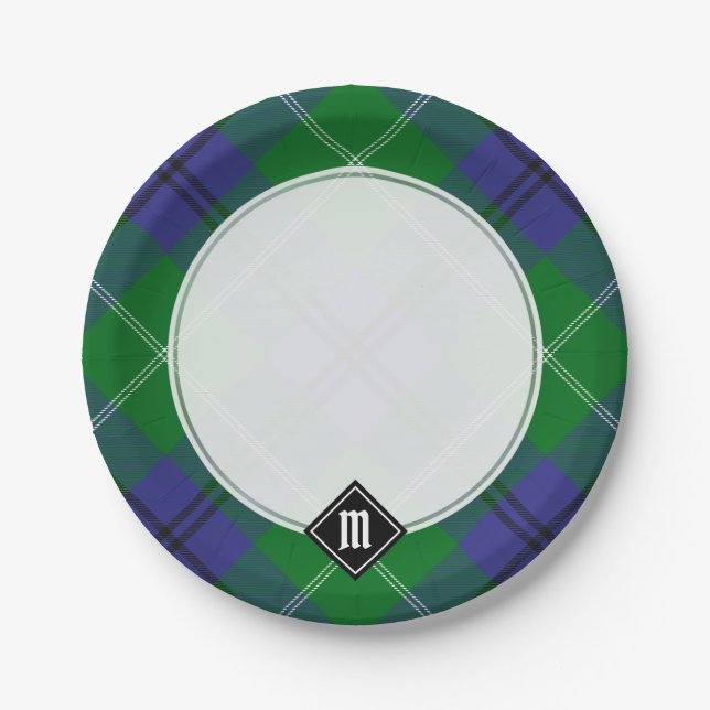 Clan Oliphant Tartan Paper Plates (Front)