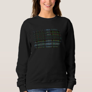 Clan Paisley Drennan Scottish tartan US flag kilt Sweatshirt