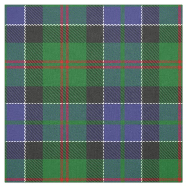 Clan Paterson Tartan Fabric (Swatch)