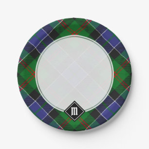 Clan Paterson Tartan Paper Plate