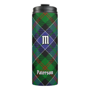 Clan Paterson Tartan Thermal Tumbler