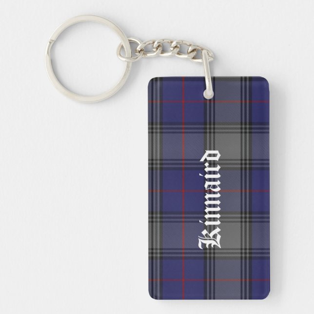 Clan personnalisé Kinnaird Tartan Plaid Porte - cl (Devant)