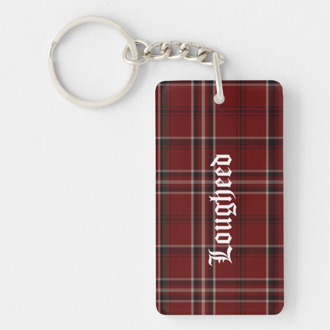 Clan personnalisé Lougheed Tartan Plaid Porte - cl (Devant)