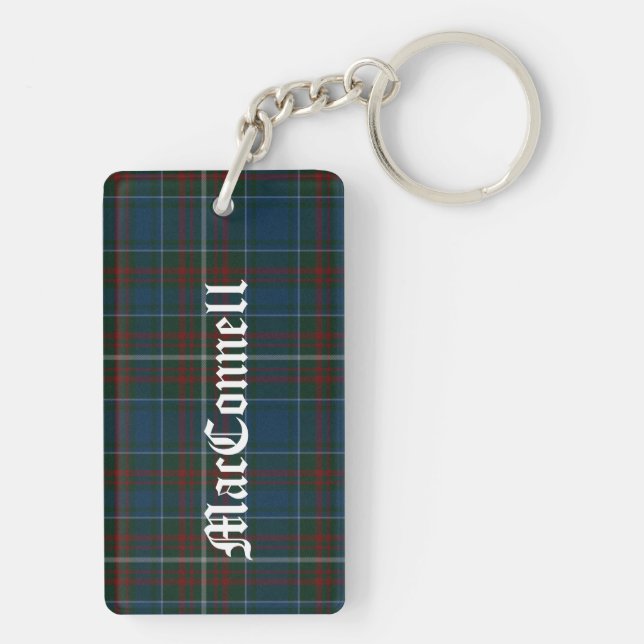 Clan personnalisé MacConnell Tartan Plaid Porte -  (Dos)