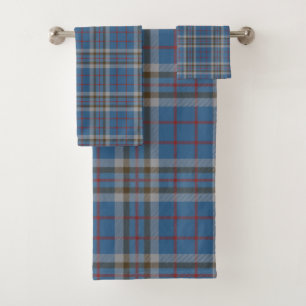 Clan Plaid Thompson gris bleu Check Tartan