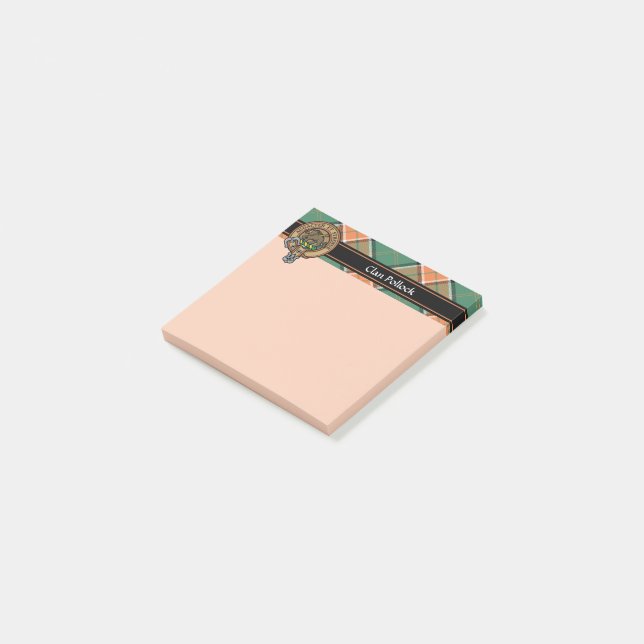Clan Pollock Crest Post-it Notes (Incliné)
