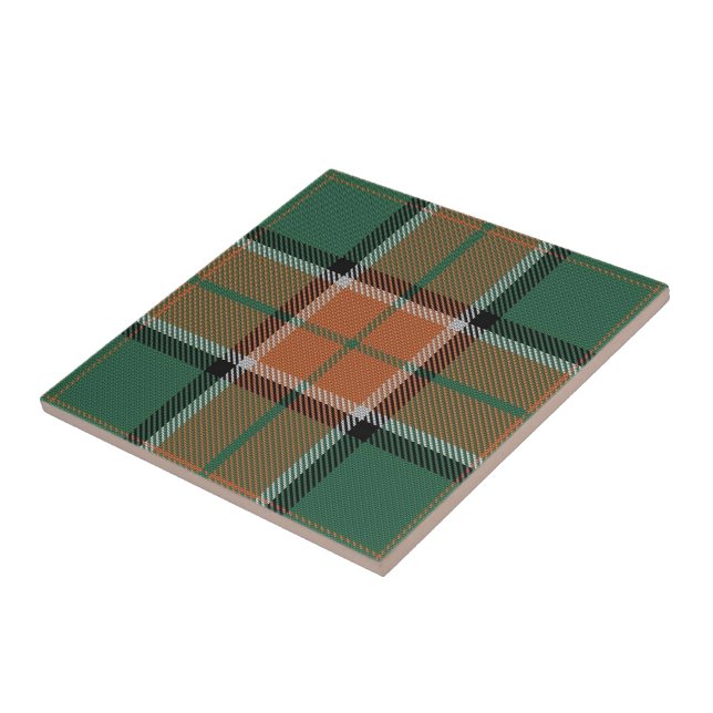 Clan Pollock Scottish Expressions Tartan Tile (Side)