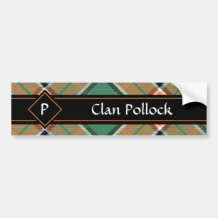 Clan Pollock Sticker Tartan Bumper