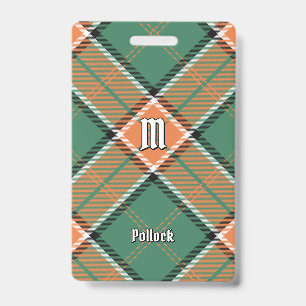 Clan Pollock Tartan Badge