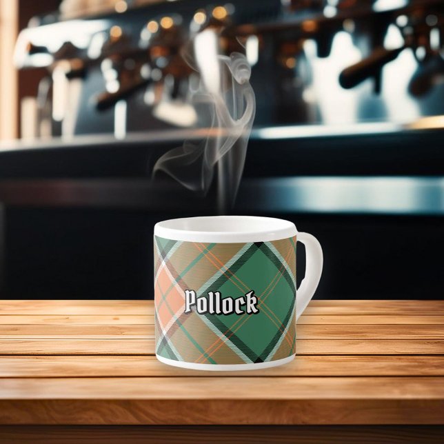 Clan Pollock Tartan Espresso Cup (Creator Uploaded)