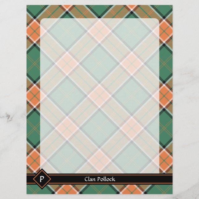 Clan Pollock Tartan Flyer (Front)