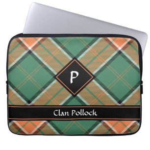 Clan Pollock Tartan Laptop Sleeve