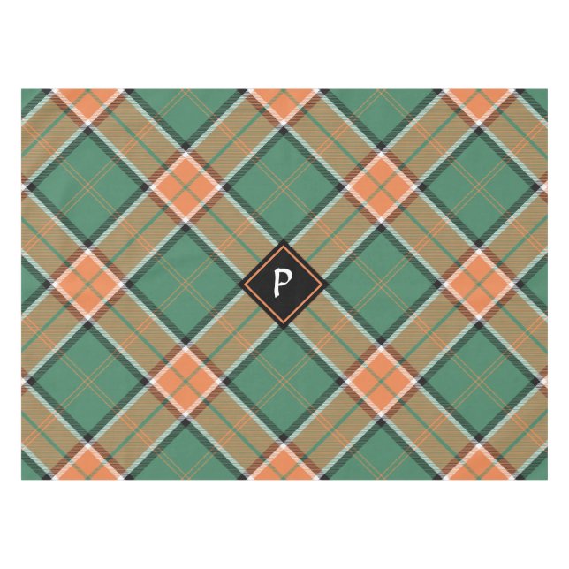 Clan Pollock Tartan Tablecloth (Front (Horizontal))