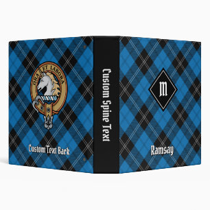 Clan Ramsay Blue Hunting Tartan Binder