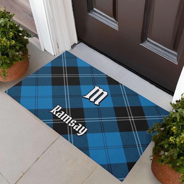 Clan Ramsay Blue Hunting Tartan Doormat (Creator Uploaded)