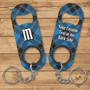Clan Ramsay Blue Hunting Tartan Keychain Bottle Opener