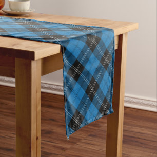 Clan Ramsay Blue Hunting Tartan Long Table Runner