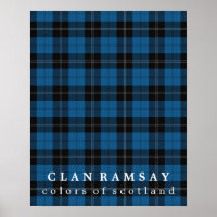 Clan Ramsay Colours of Scotland Blue Hunting
