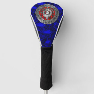 Clan Ramsay Crest & Tartan Knot Golf Head Cover