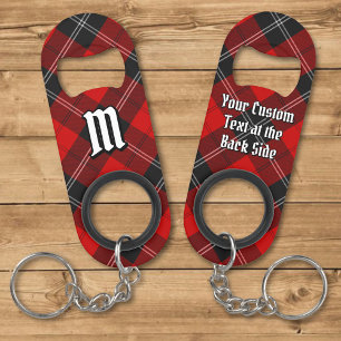 Clan Ramsay Red Tartan Keychain Bottle Opener