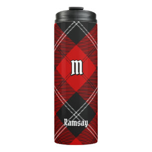 Clan Ramsay Red Tartan Thermal Tumbler