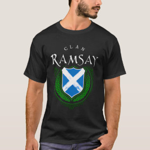 Clan Ramsay Surname Scottish Clan Scotland Flag Sh T-Shirt