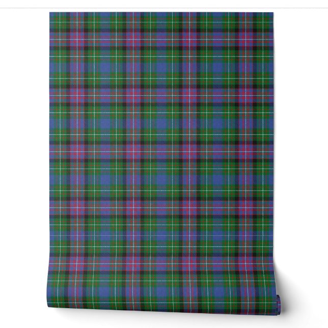 Clan Rankin Tartan Wallpaper (Unrolling)