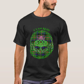 Clan Reid Scottish Tan Celtic Thistle T-Shirt