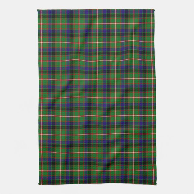 Clan Reid Tartan Kitchen Towel (Vertical)