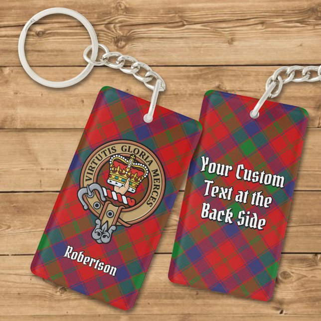 Clan Robertson Crest sur Tartan (Créateur téléchargé)