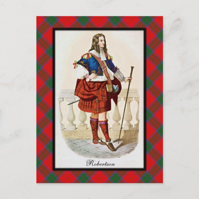 Clan Robertson Scottish Dreams Postcard (Front)