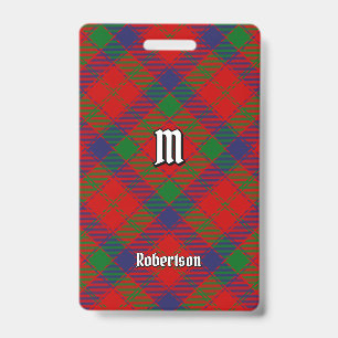 Clan Robertson Tartan Badge