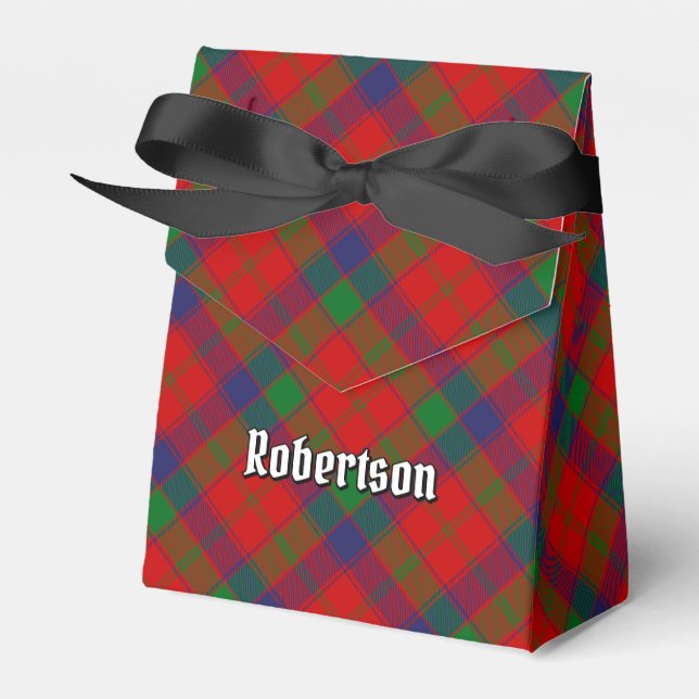 Clan Robertson Tartan Favor Box (Front Side)