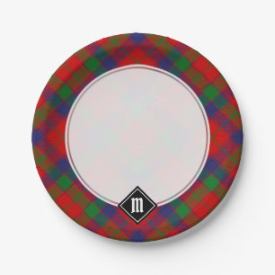 Clan Robertson Tartan Paper Plate