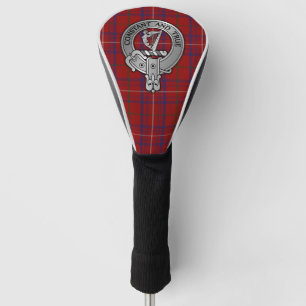 Clan Rose Crest & Tartan Golf Head Cover