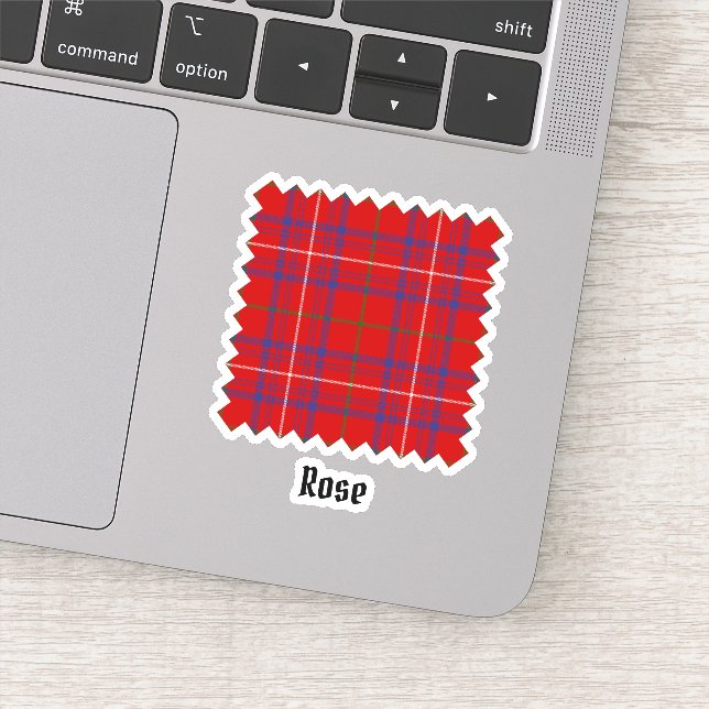 Clan Rose Tartan (Detail)