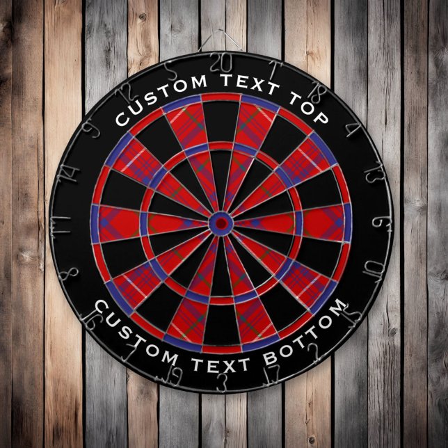 Clan Rose Tartan Dartboard (Creator Uploaded)
