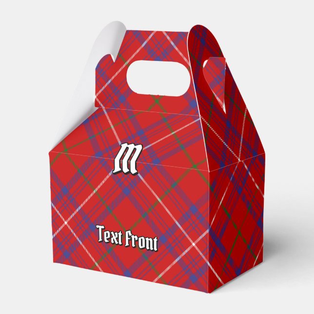 Clan Rose Tartan Favor Box (Front Side)