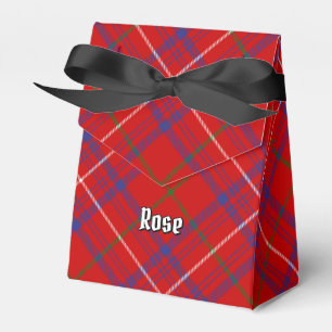 Clan Rose Tartan Favor Box