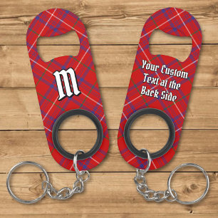 Clan Rose Tartan Keychain Bottle Opener