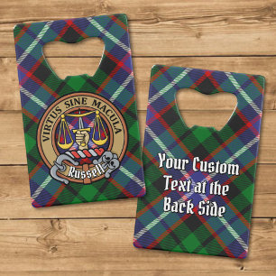 Clan Russell Crête sur Tartan