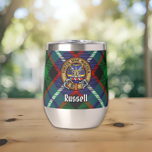 Clan Russell Crête sur Tartan