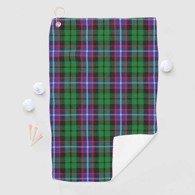 Clan Russell Scottish Tartan Golf Towel (InSitu)