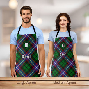 Clan Russell Tartan Apron