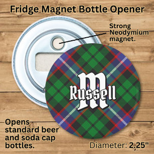 Clan Russell Tartan Bottle Opener