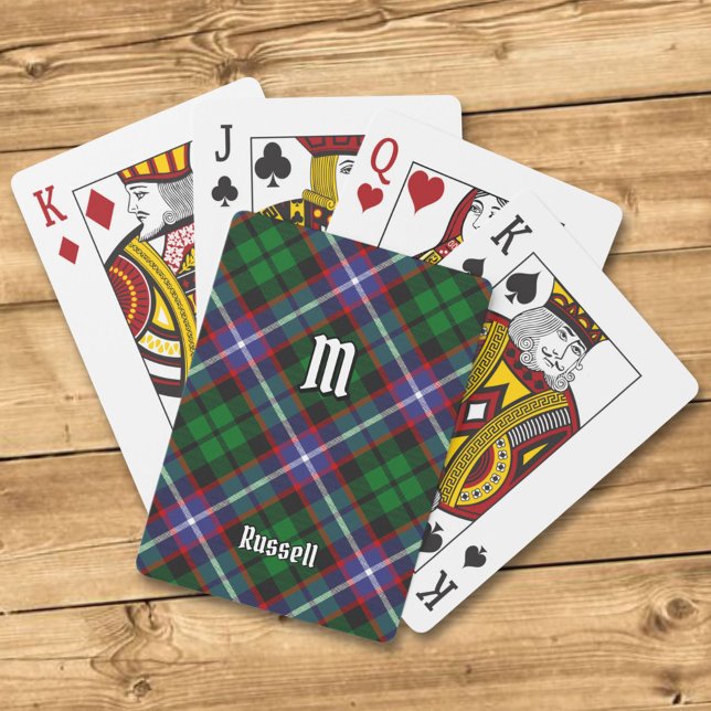 Clan Russell Tartan Playing Cards (Creator Uploaded)