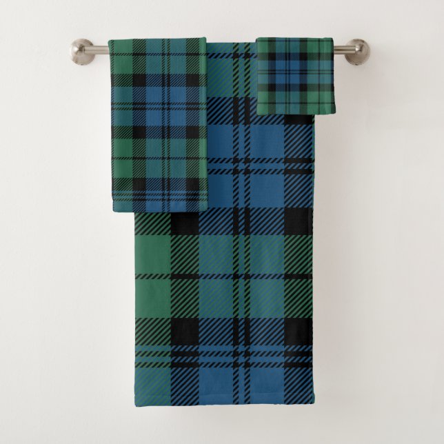 Clan rustique élégant plaid Campbell Tartan (En situation)